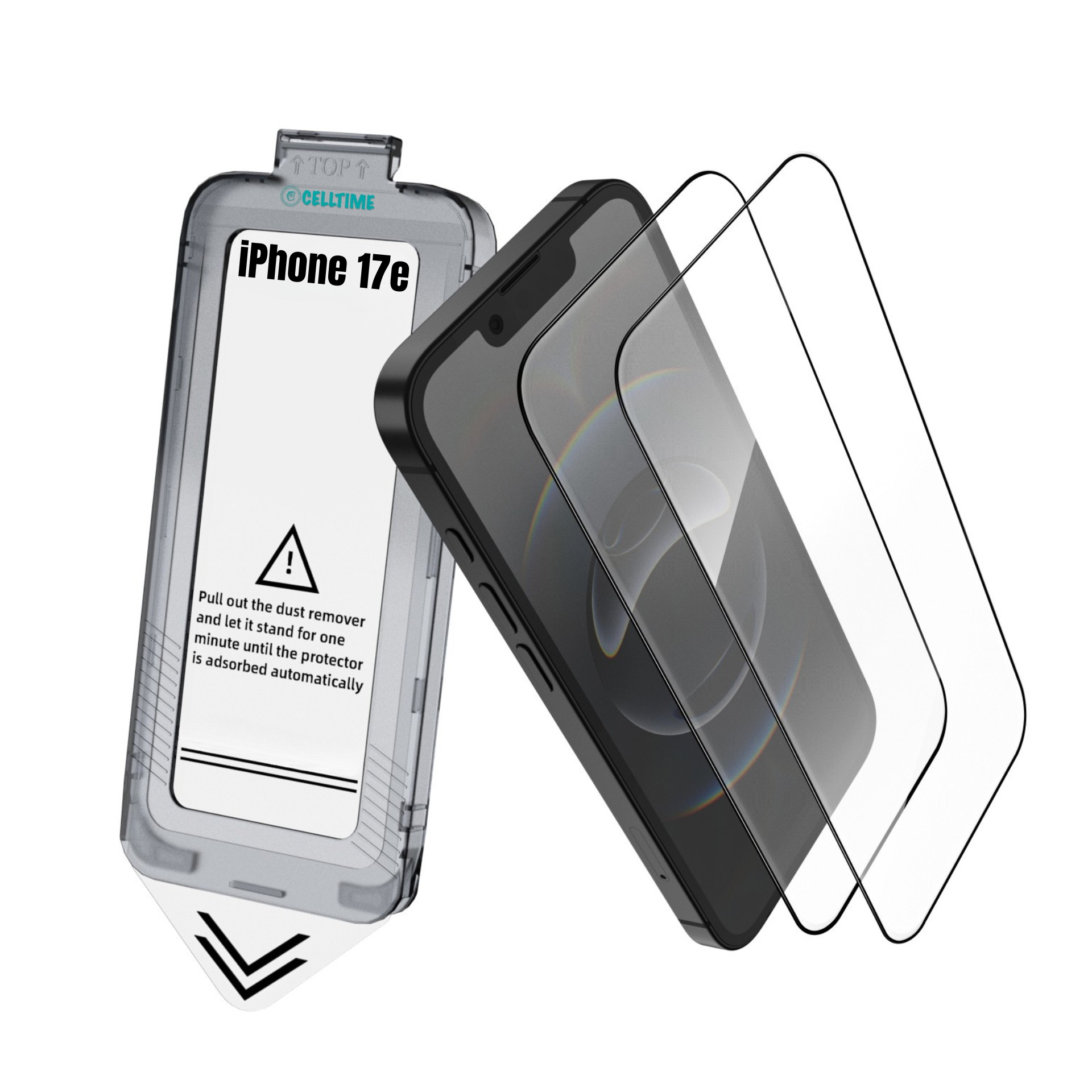 CellTime EasyFit Screen Protector for iPhone 17e - 2 Pack