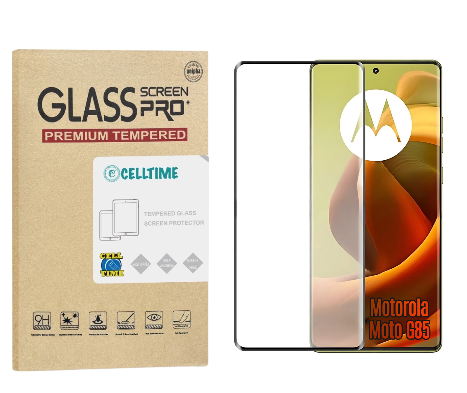 CellTime Tempered Glass Screen Protector for Motorola Moto G85