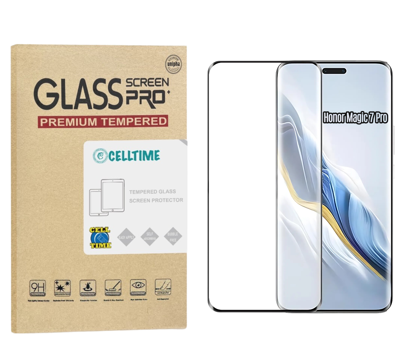 CellTime Tempered Glass Screen Protector for Honor Magic 7 Pro