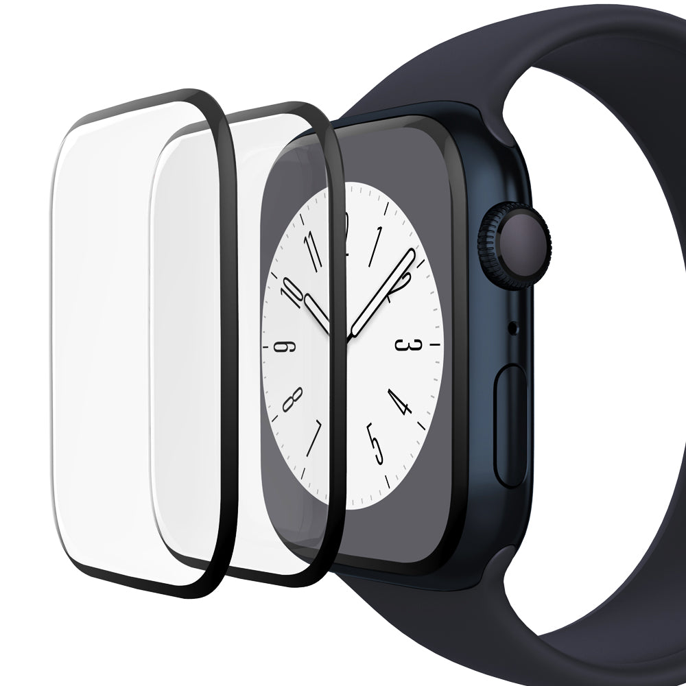 Apple Watch 41mm Tempered Fiber Glass Screen Guard - 2 Pack