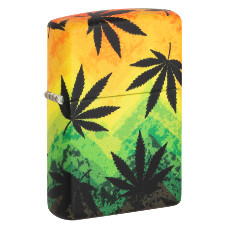 Zippo - Cannabis Design 49806