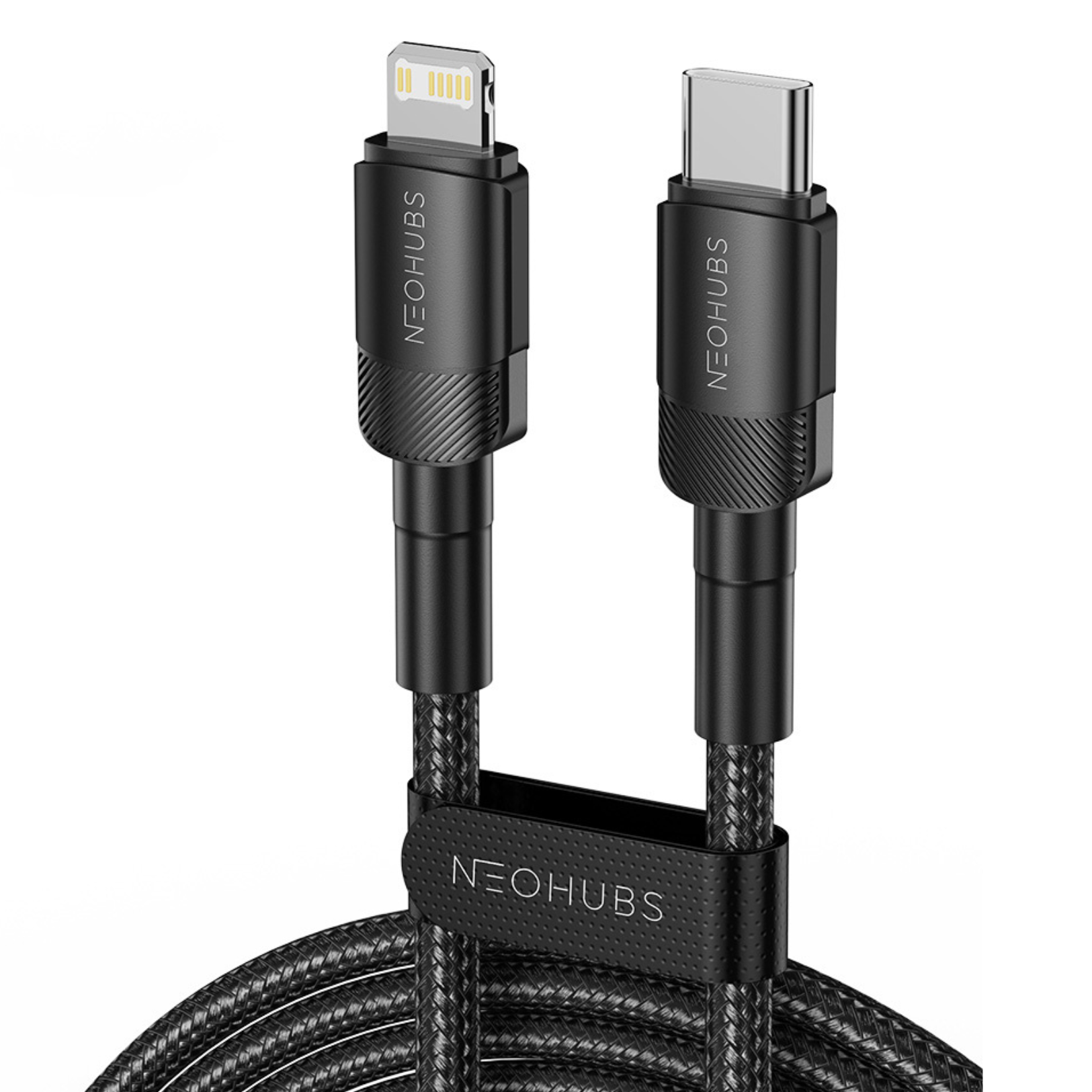 NEOHUBS Flow Beam USB-C to Lightning Fast Charger Cable - 20W, 3A