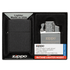 Zippo Lighter Black Crackle with Butane Insert Combo