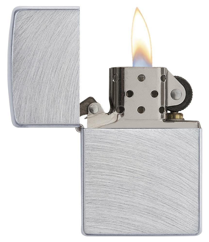 Zippo Lighter - Reg Chrome Arch Lighter