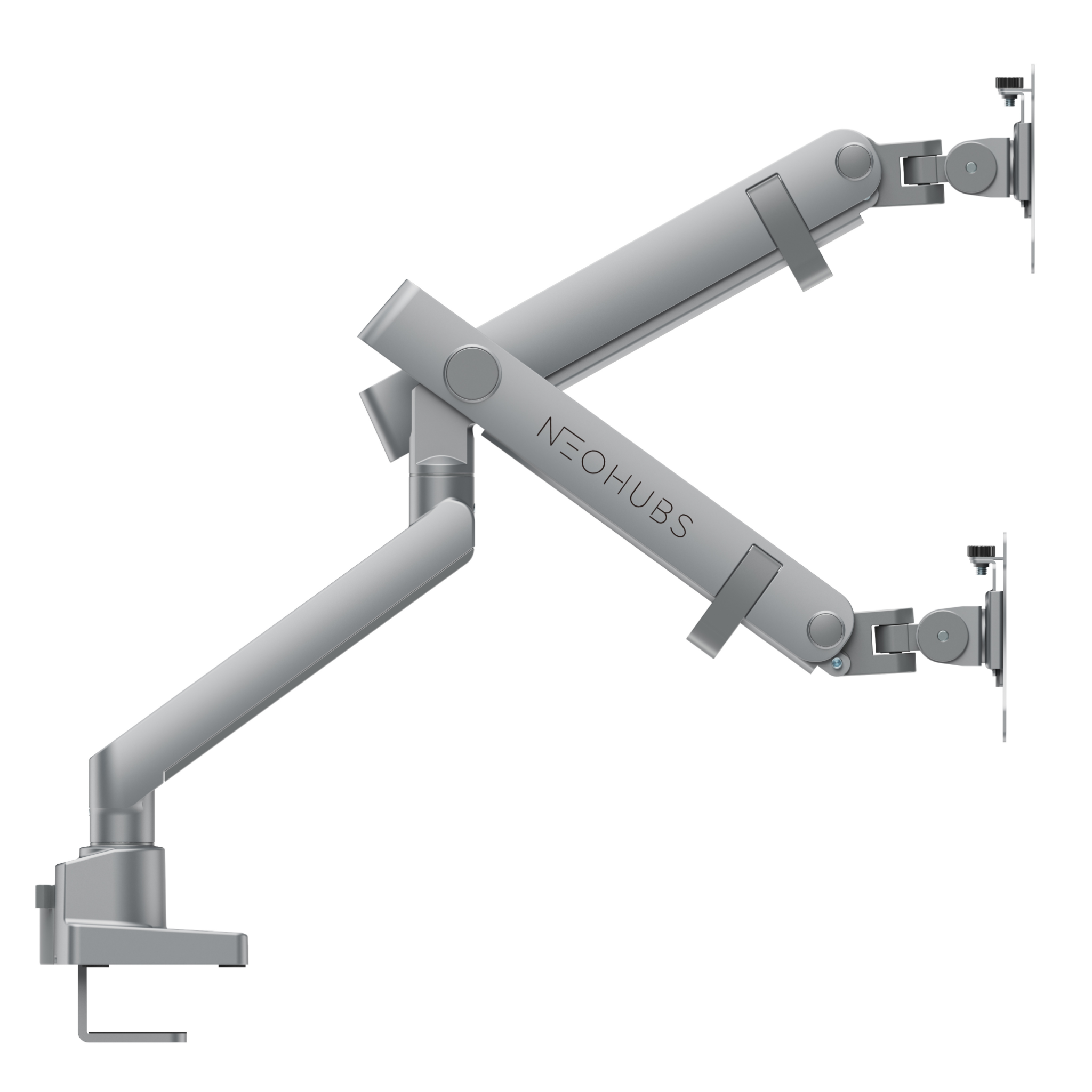 NEOHUBS Pro Dual Monitor Arm Mount Premium Adjustable VESA Desktop Stand