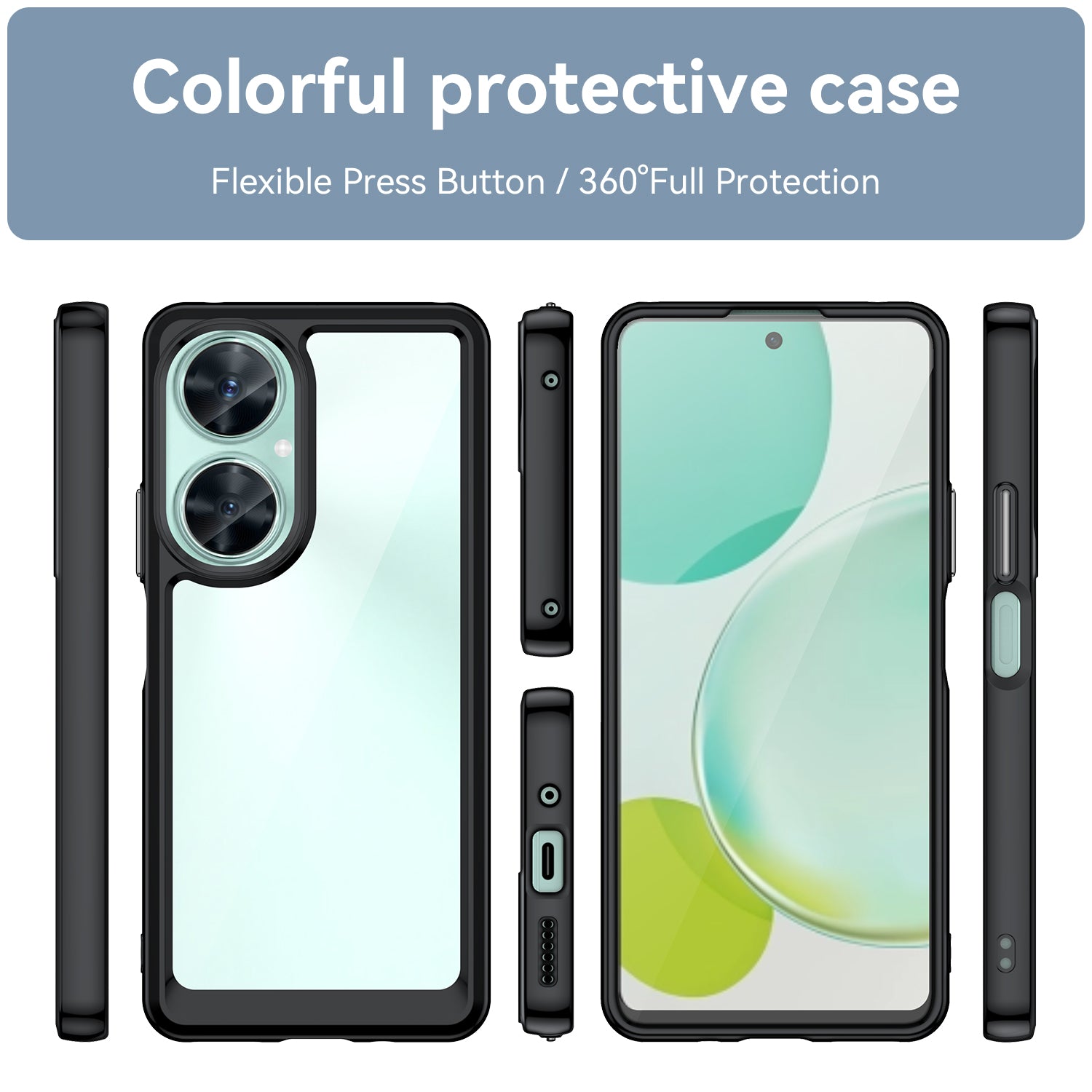 Huawei Nova 11i Shockproof Candy Clear Cover