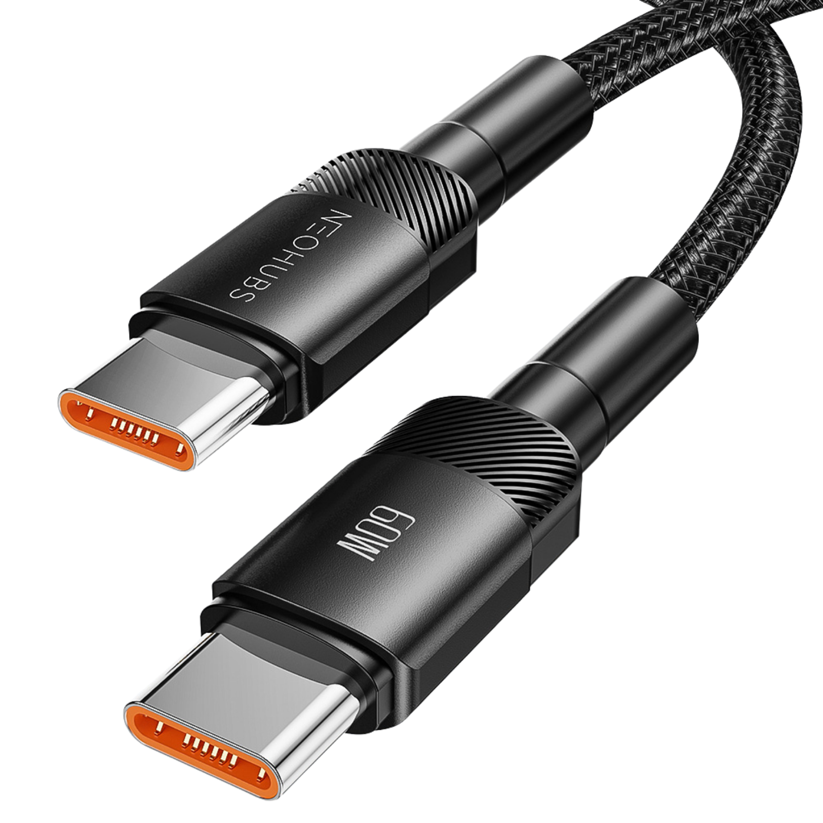 NEOHUBS Flow X USB-C to USB-C Type-C Fast Charger Cable - 60W, 3A