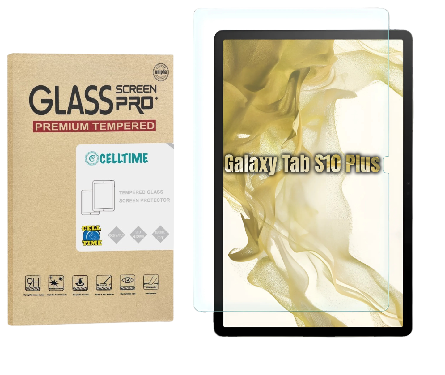 Tempered Glass Screen Guard for Galaxy Tab S10 Plus (12.4")