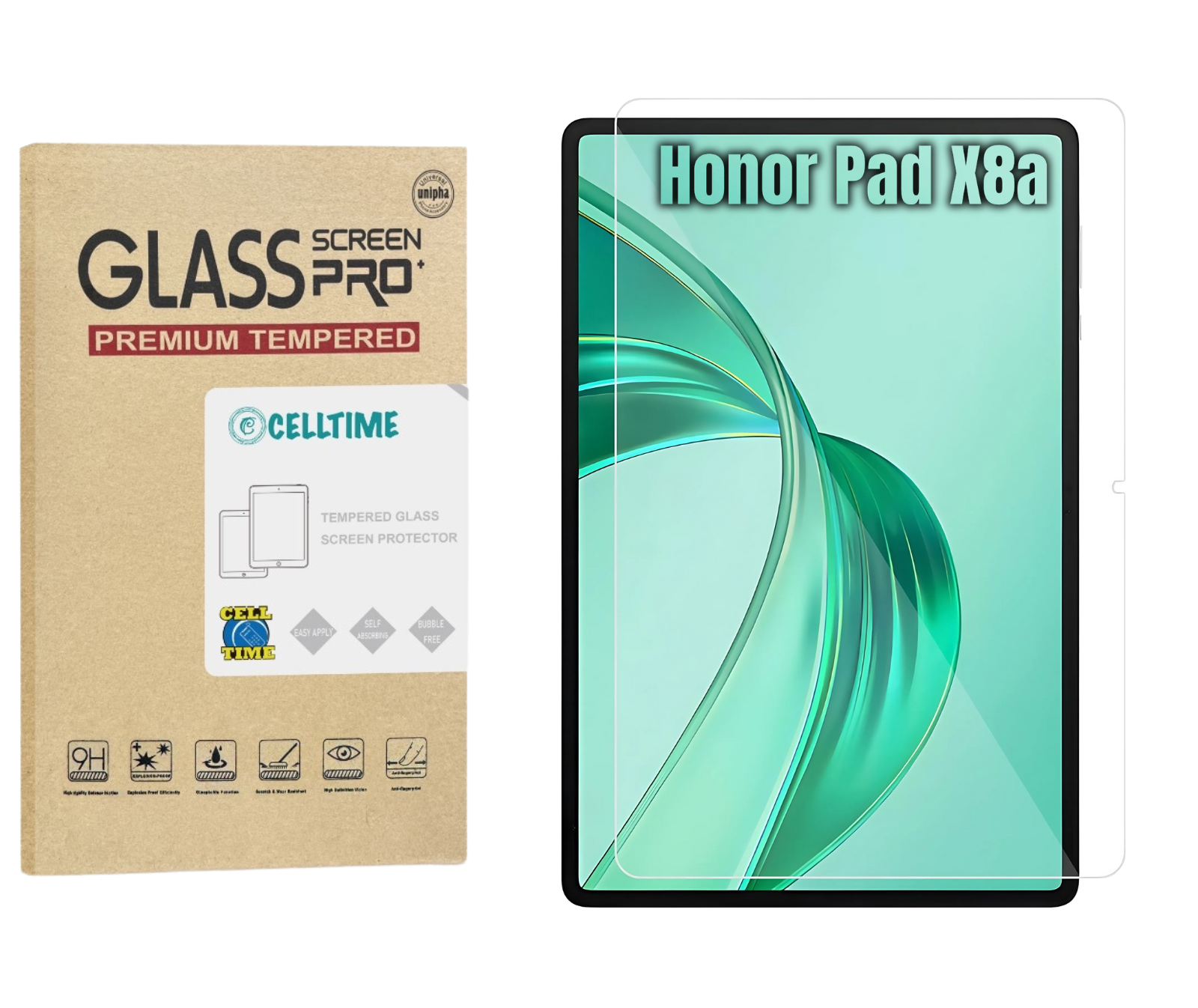 Tempered Glass Screen Guard for Honor Pad X8a (11")