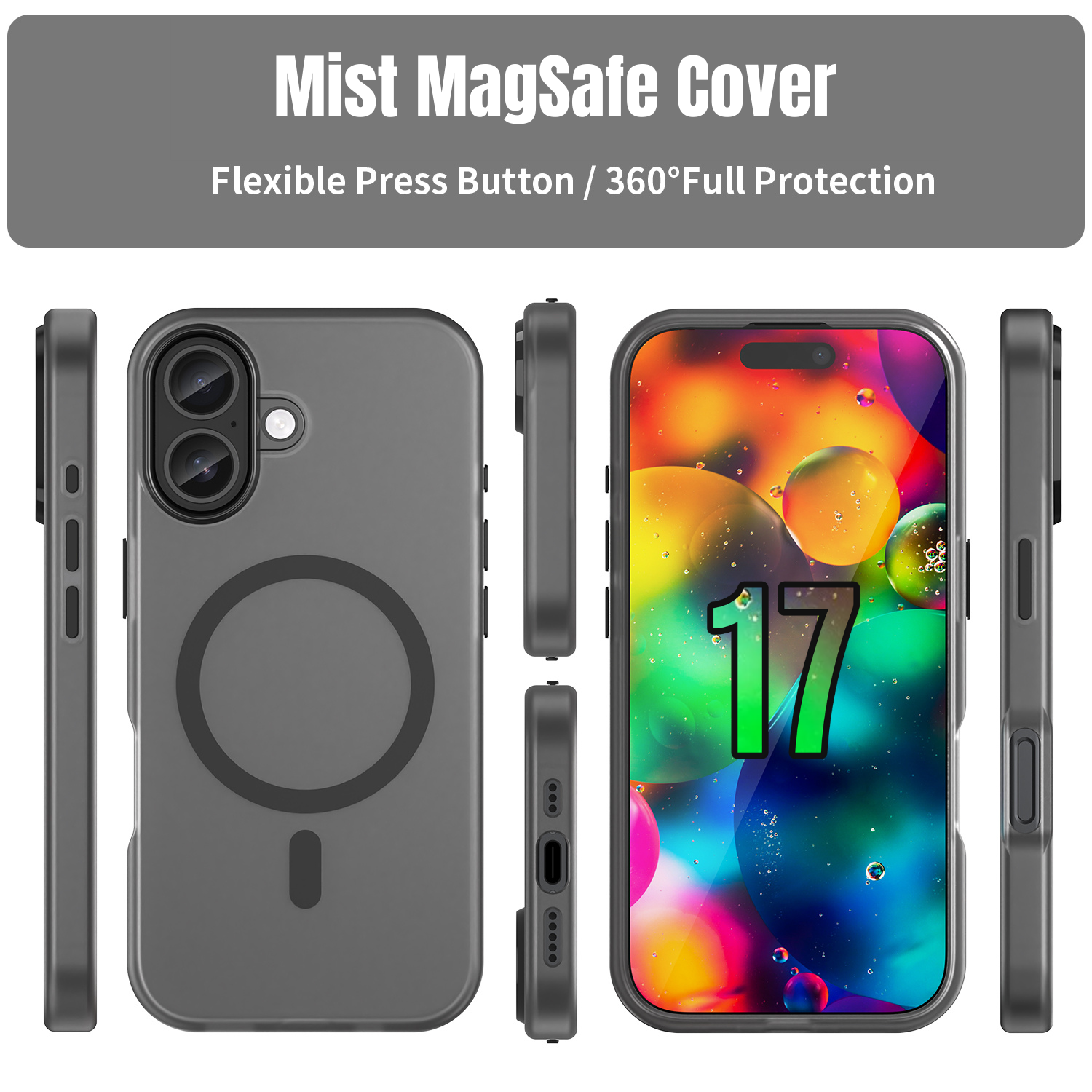CellTime Case for iPhone 17 Mist Shockproof MagSafe Cover