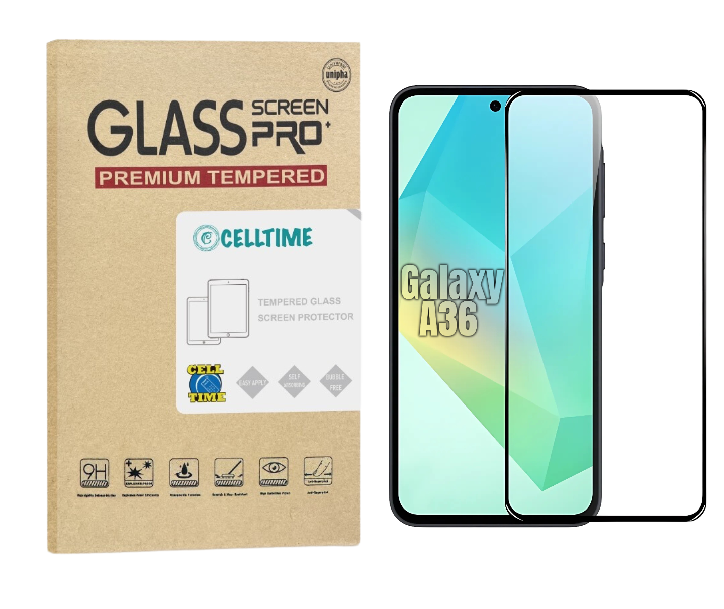 Tempered Glass Screen Protector for Galaxy A36