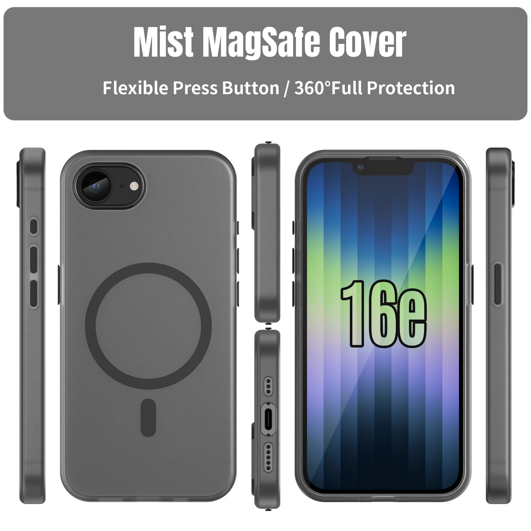CellTime Case for iPhone 16e Mist Shockproof MagSafe Cover
