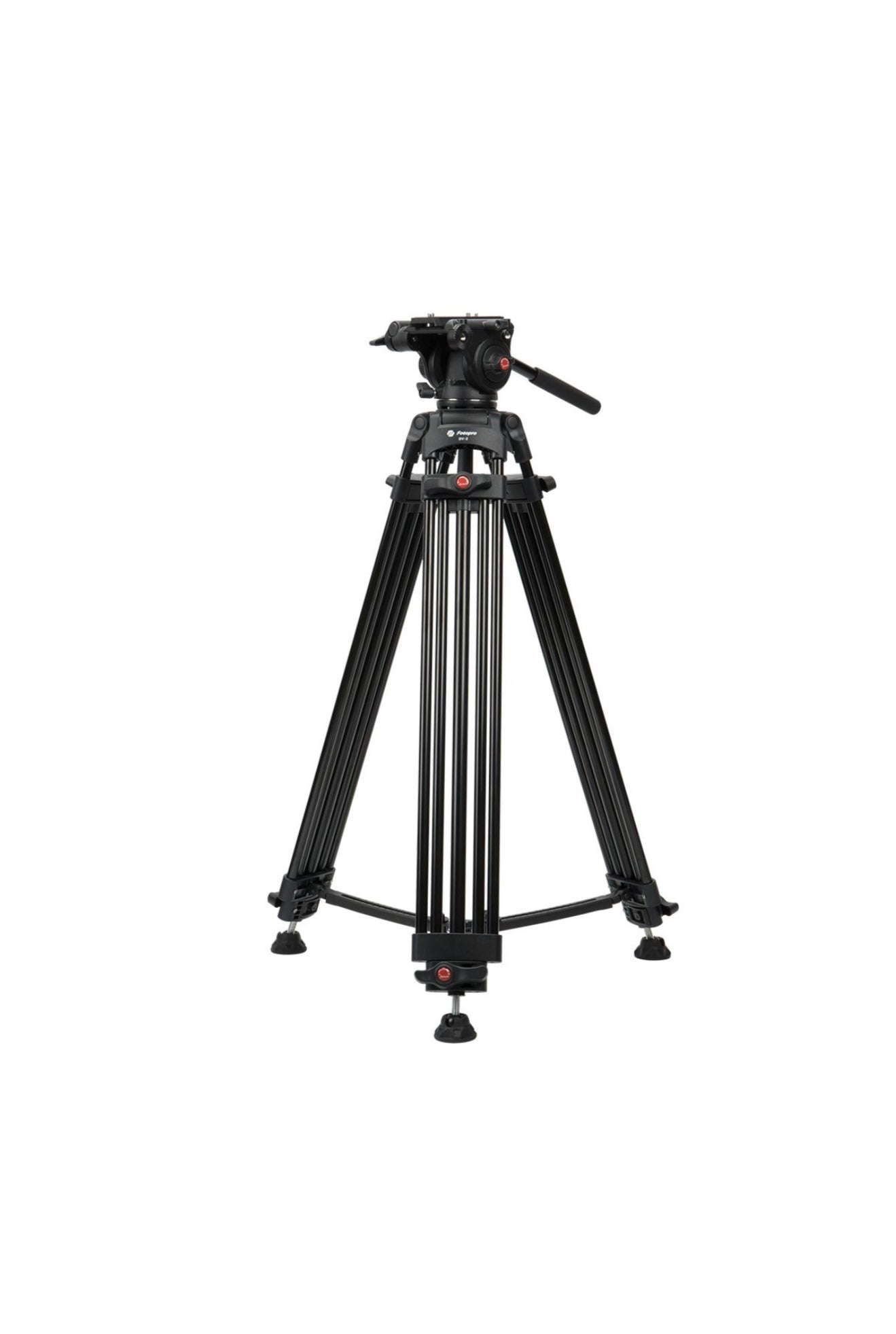 Fotopro Aluminium Heavy-Duty Fluid Head Video Tripod Stand - DV-2