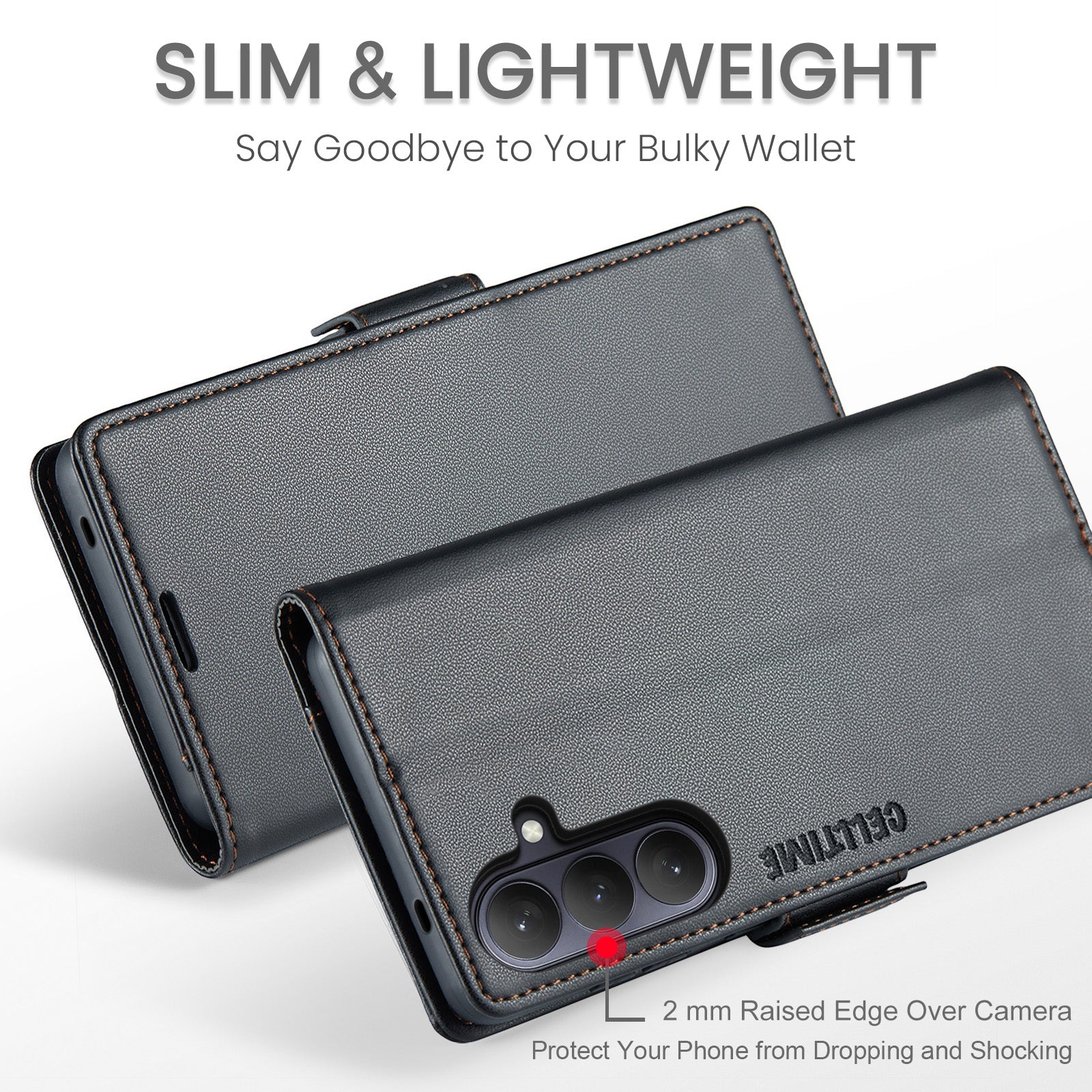Retro Flip Case for Galaxy S26 / S26 Plus Leather Wallet Cover