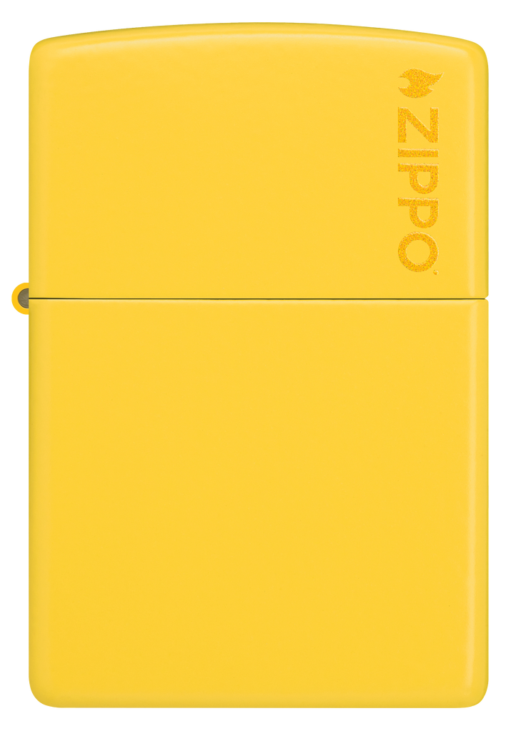 Zippo Lighter Classic Sunflower Zippo Logo