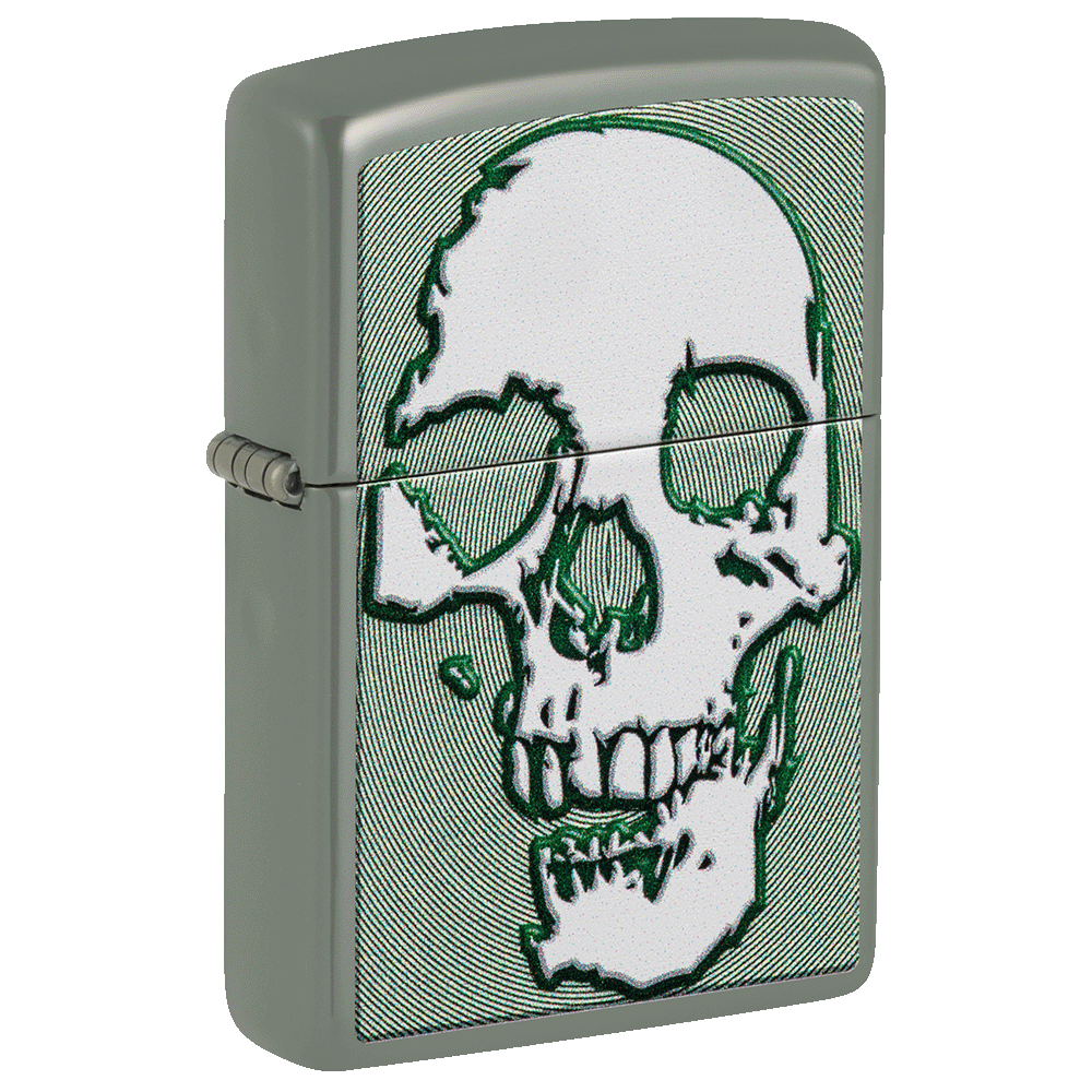 Zippo Lighter Skull Design