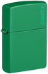 Zippo Lighter Classic Grass Green Matte Zippo Logo