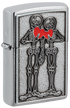 Zippo Lighter Couple Love Emblem Design