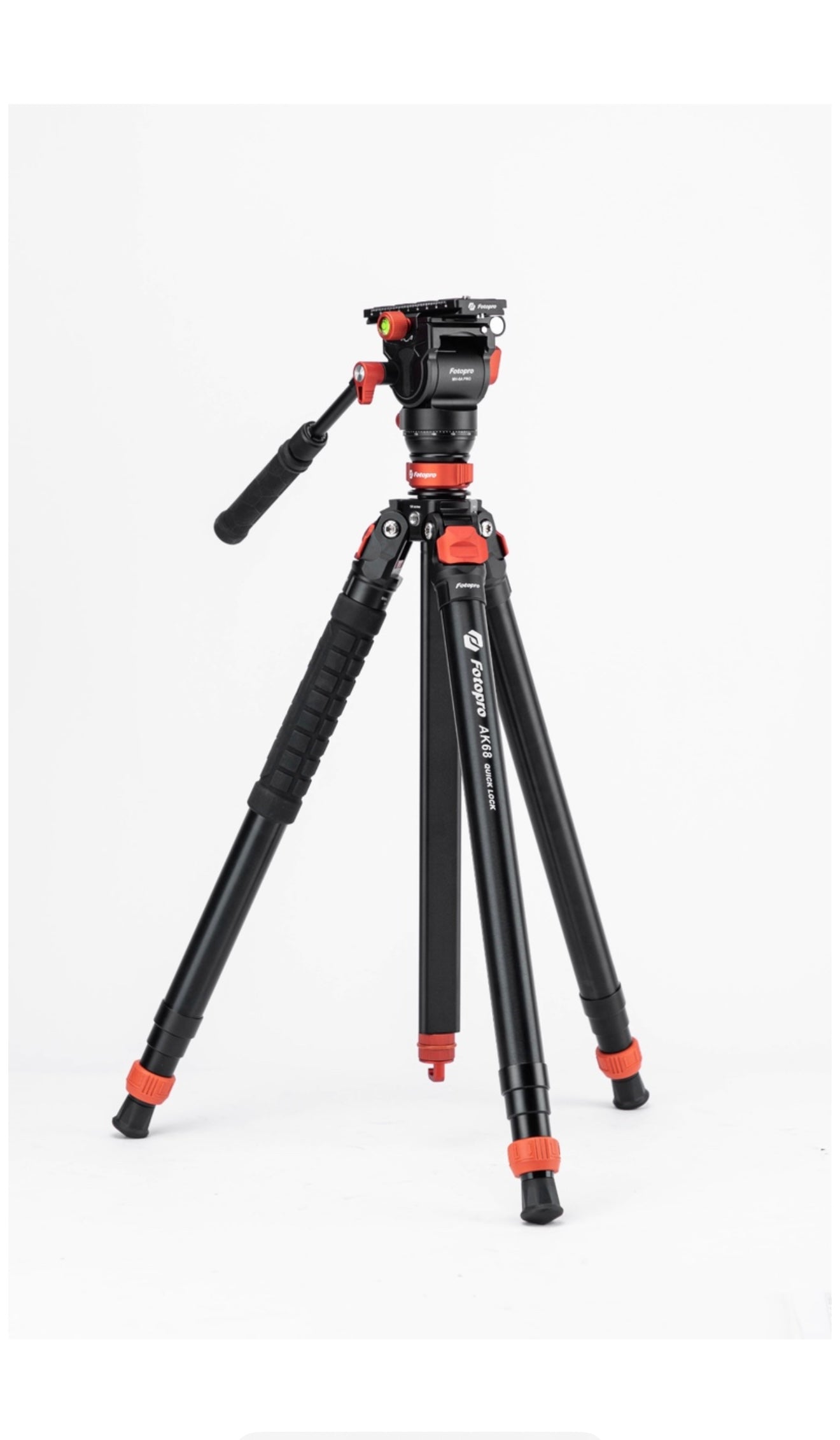 Fotopro AK68 Portable Aluminium Fluid Video Camera Tripod Stand
