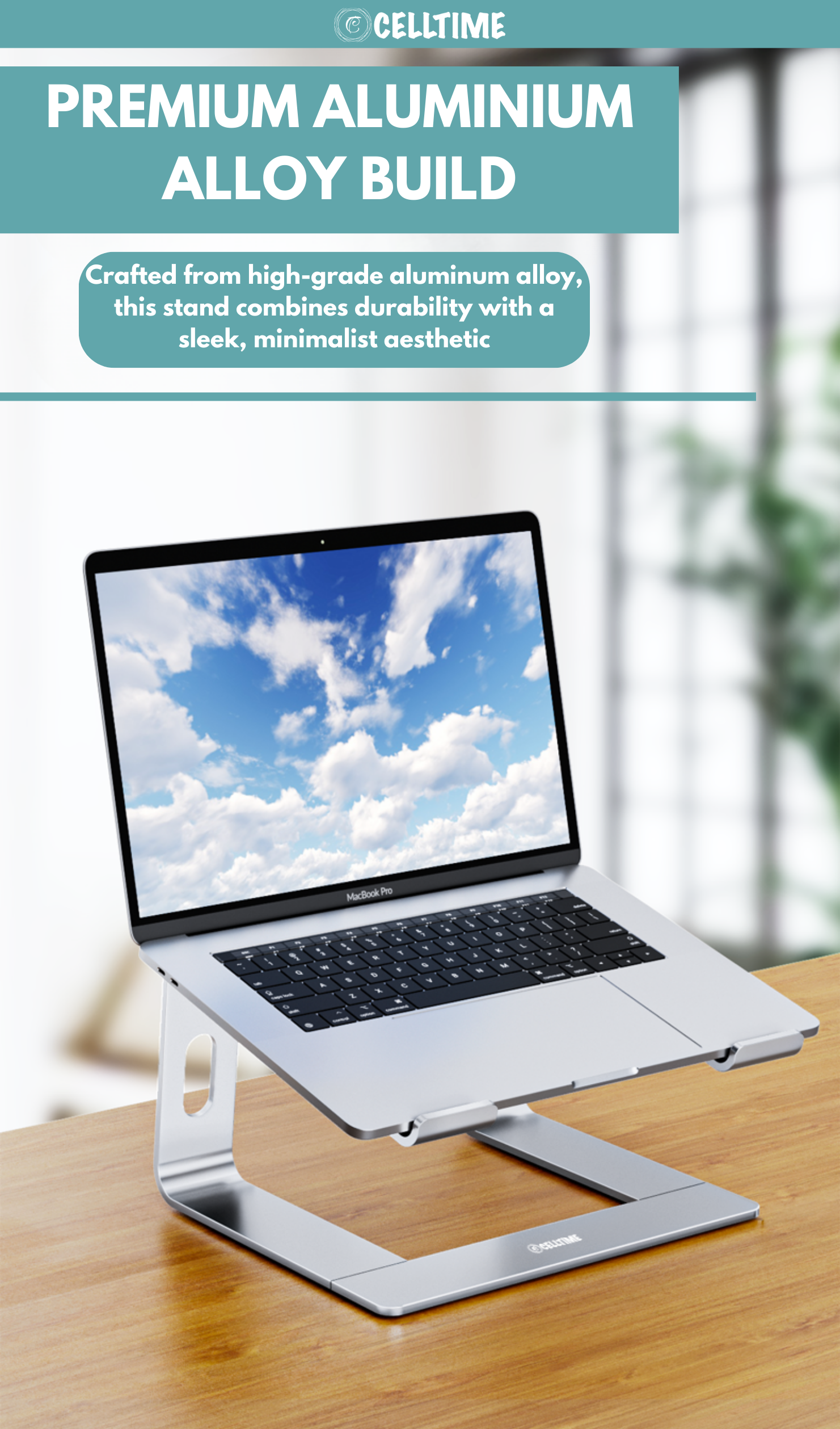 Elevator Ergonomic Aluminium Cool Portable Laptop Stand Elevator Ergonomic Aluminium Cool Portable Laptop Stand