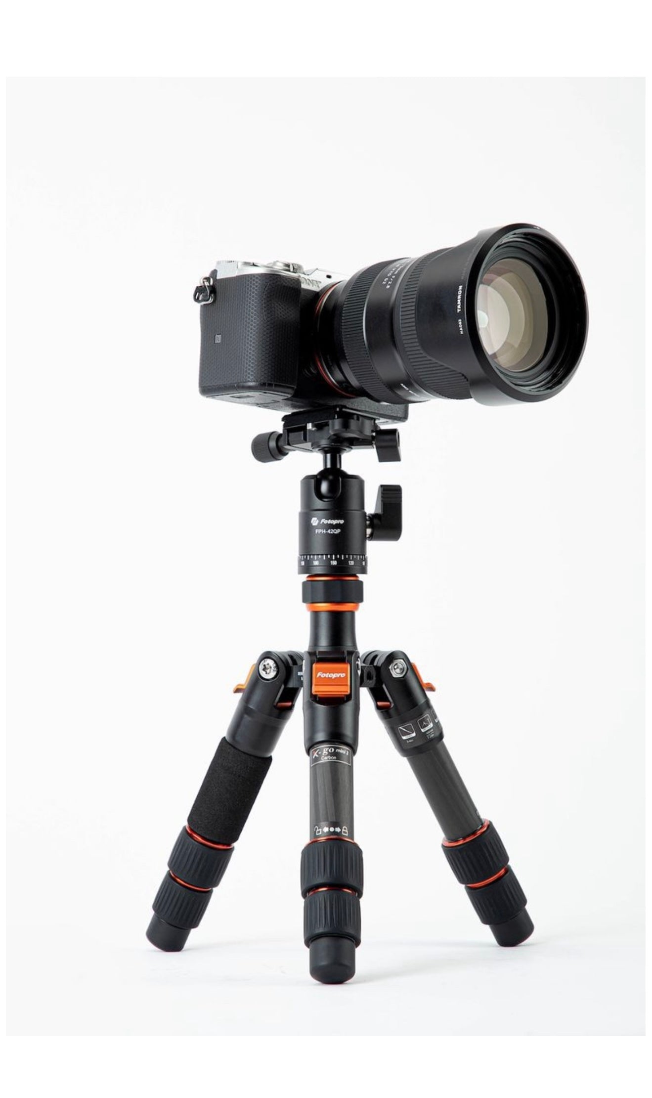 Fotopro Portable Lightweight Mini Tripod Stand - X-Go Mini 2+42QP