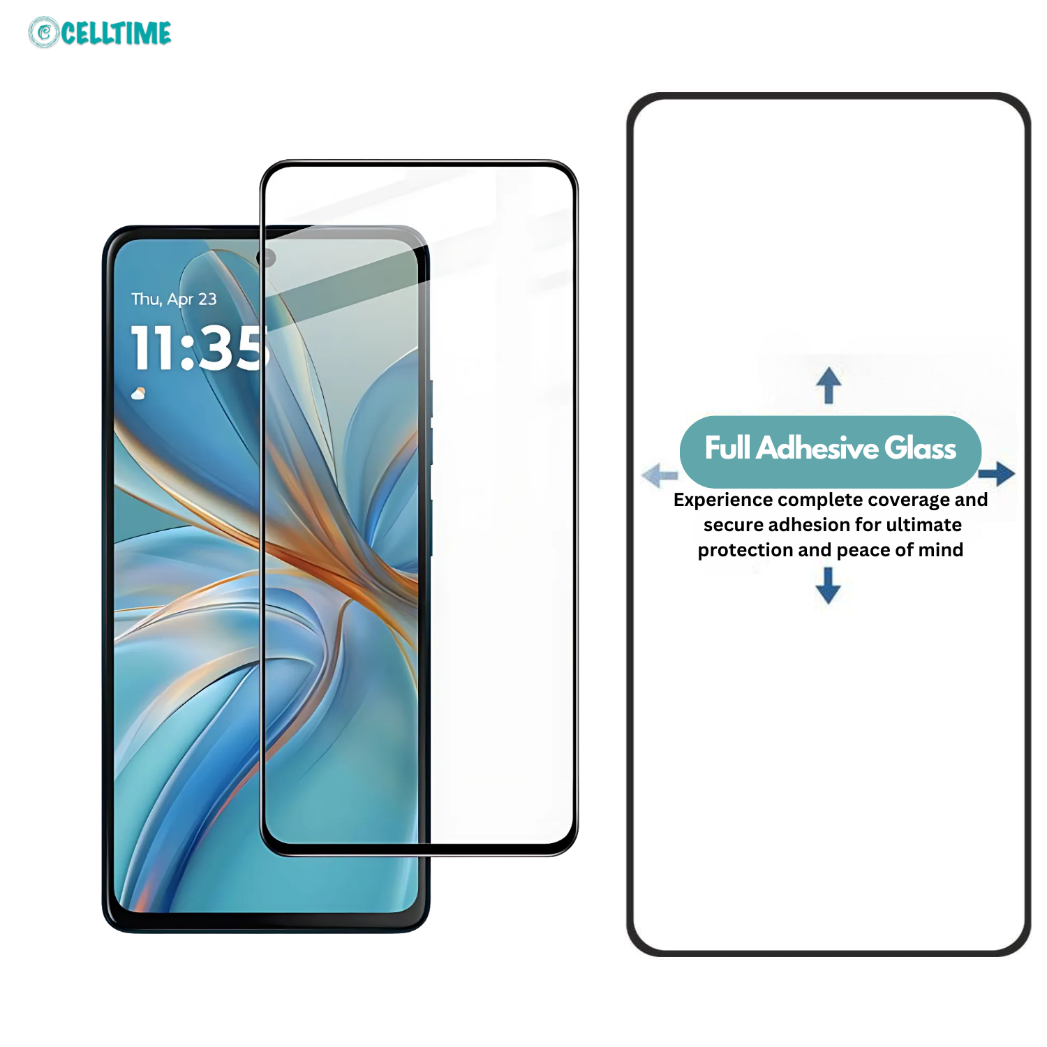 CellTime Tempered Glass Screen Protector for Motorola Moto G75