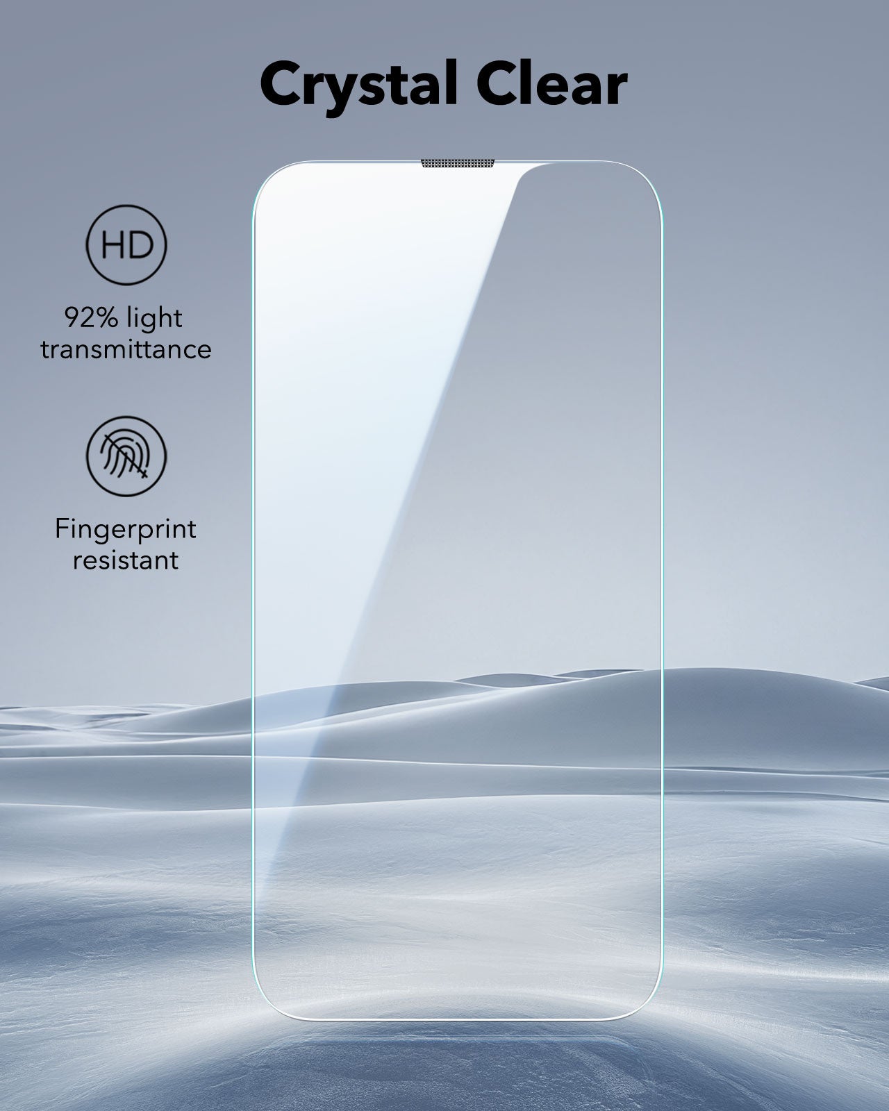 ESR UltraFit Glass Screen Protector Compatible With iPhone 17e - 3 Pack
