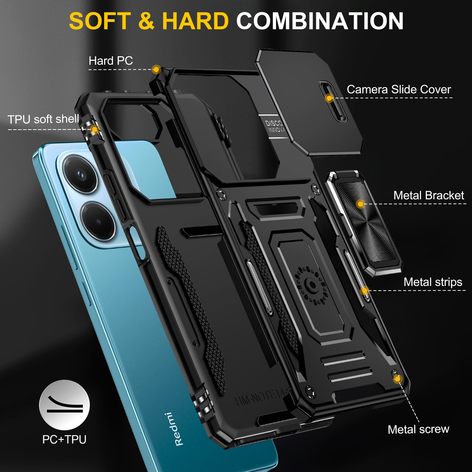 CellTime Case for Redmi Note 14 5G Kejiang Camshield Cover