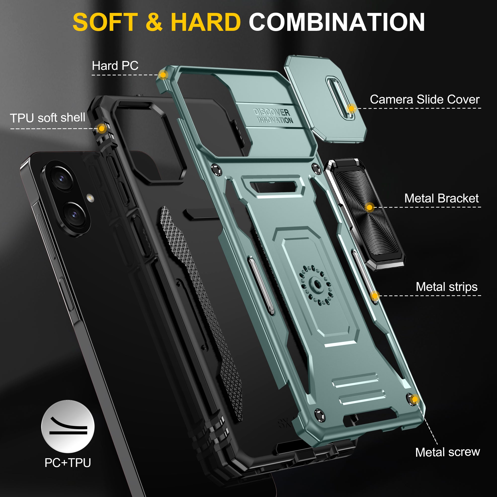 CellTime Case for Galaxy A07 Kejiang Camshield Shockproof Cover