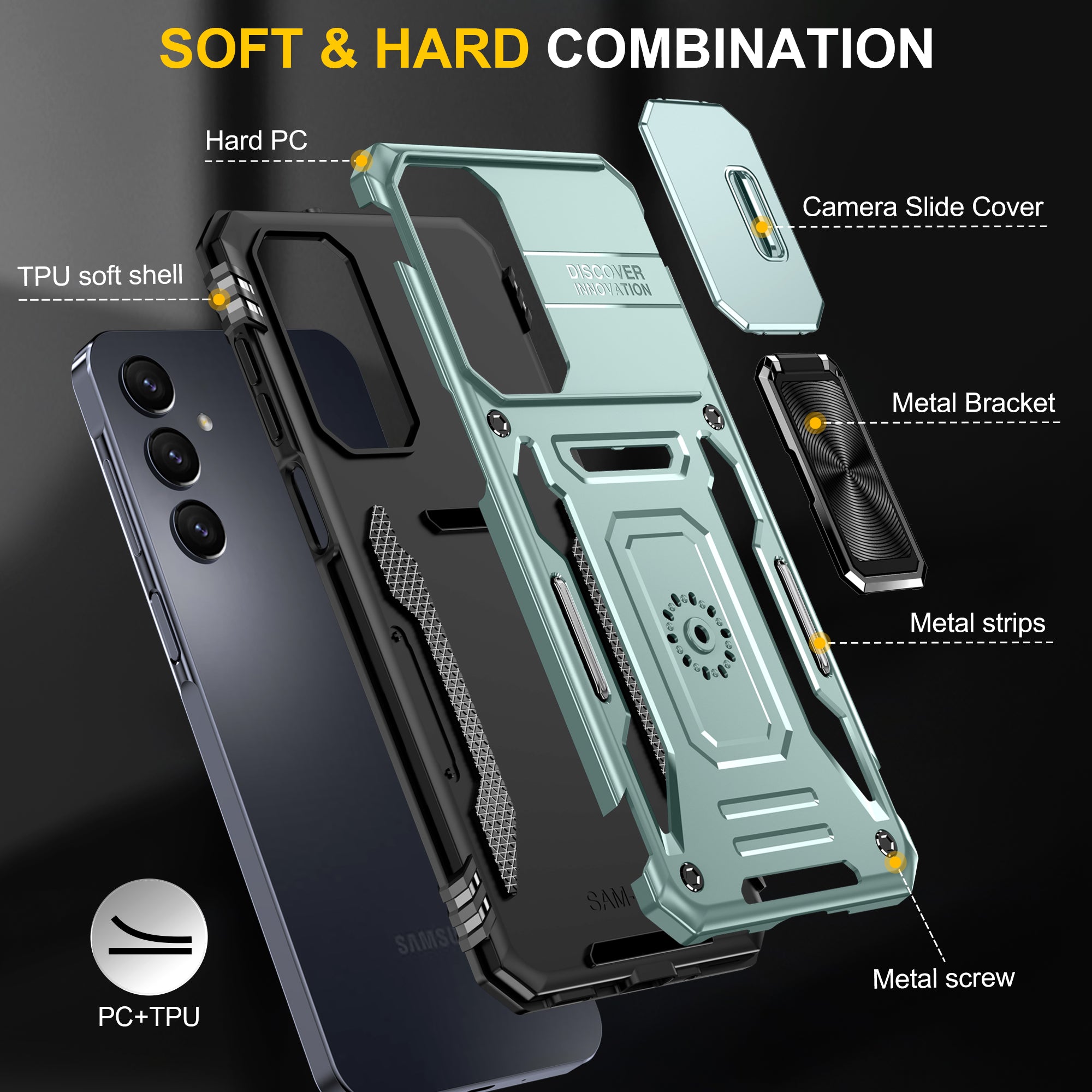 CellTime Case for Galaxy A17 Kejiang Camshield Shockproof Cover