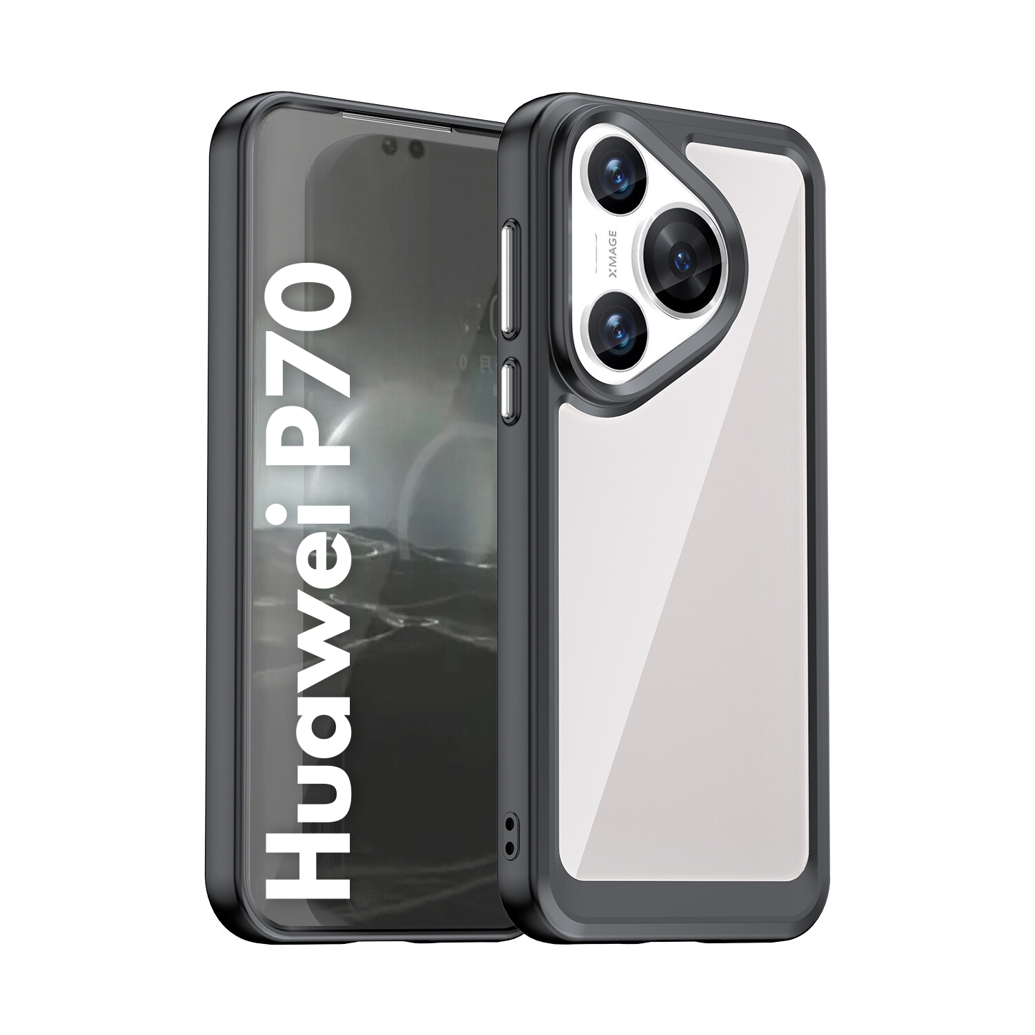 Huawei P70 Candy Clear Case Shockproof Cover