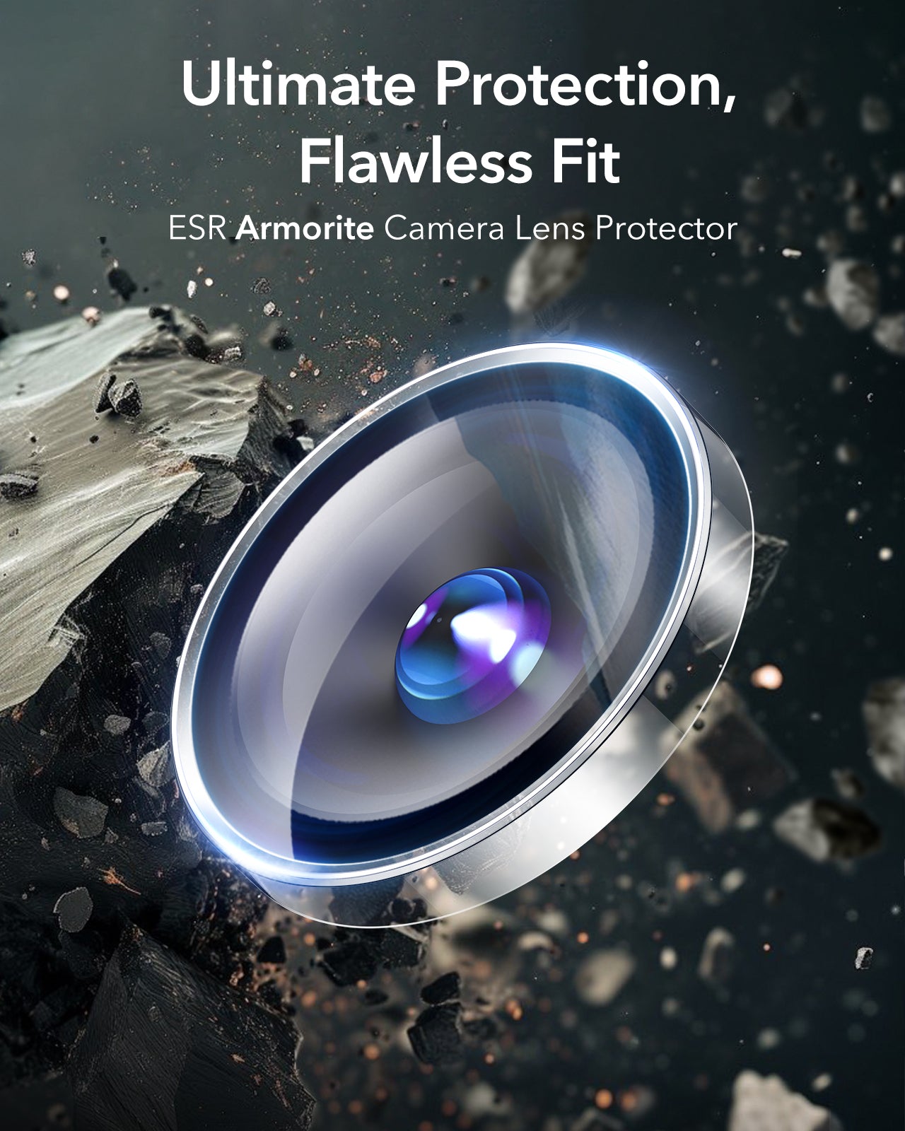 ESR Armorite Camera Lens Protectors for iPhone 16 / 16 Plus - Clear