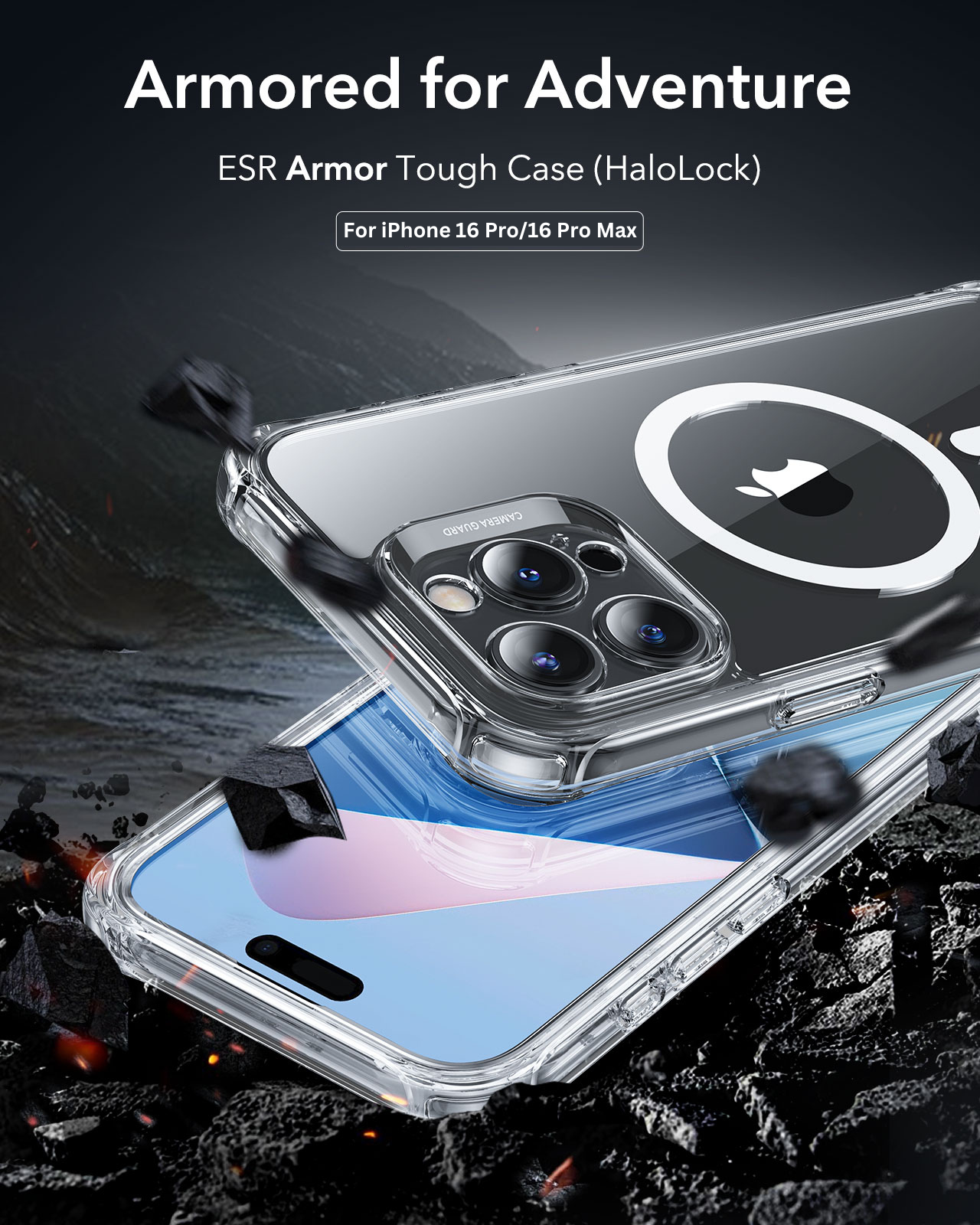 ESR iPhone 16 Pro / 16 Pro Max Armor Tough MagSafe Cover