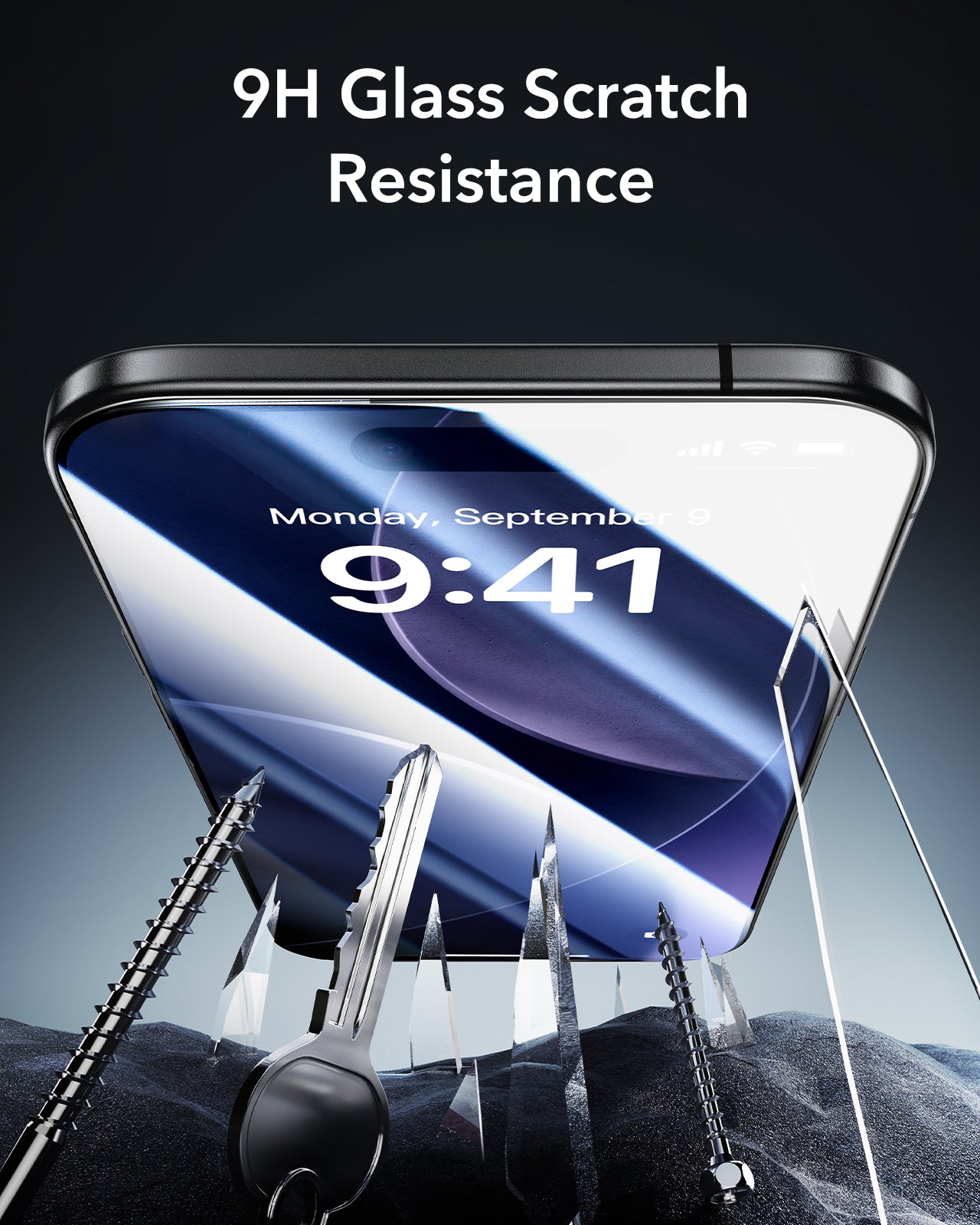 ESR Armorite Glass Screen Protector Compatible With iPhone 17 Air - 3 Pack