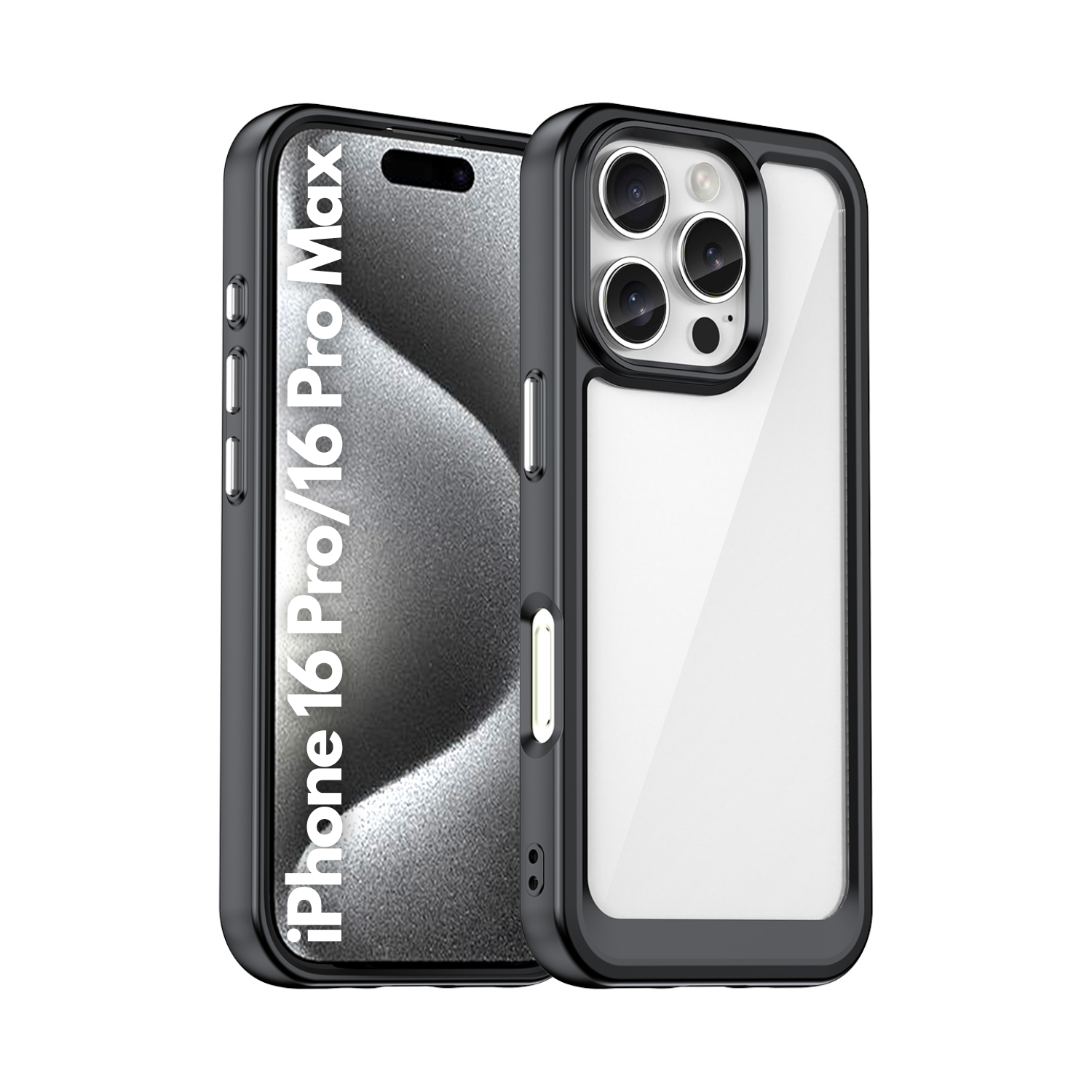 Candy Clear Case for iPhone 16 Pro / 16 Pro Max Shockproof Cover