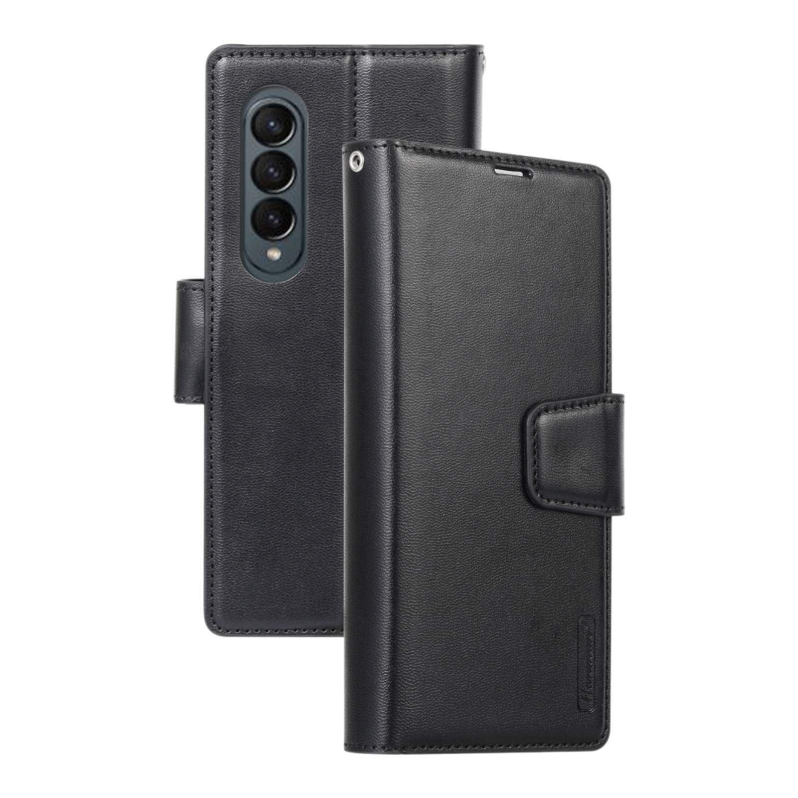 Hanman Classic Flip Leather Wallet Cover for Samsung Galaxy Z Fold 4