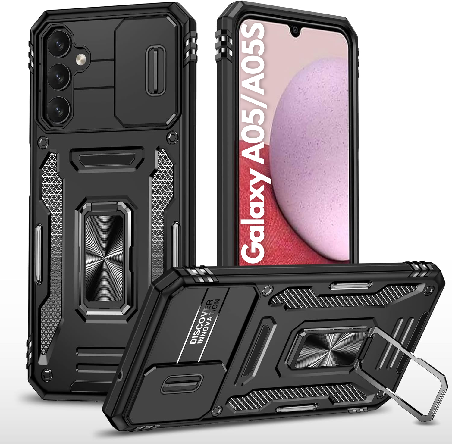 Kejiang Camshield Cover for Samsung Galaxy A05/A05 Shockproof Case