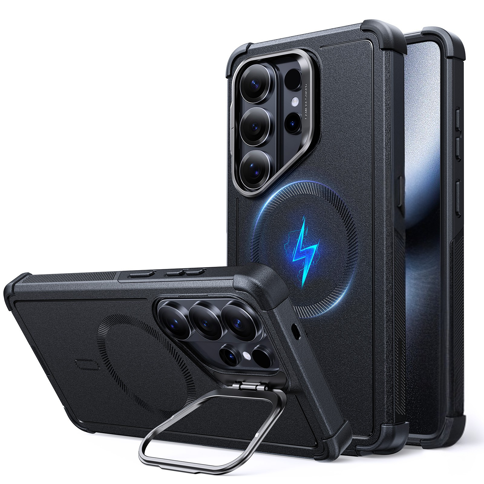 ESR Case with Stand Compatible with Galaxy S26 Ultra Cyber MagSafe Cover