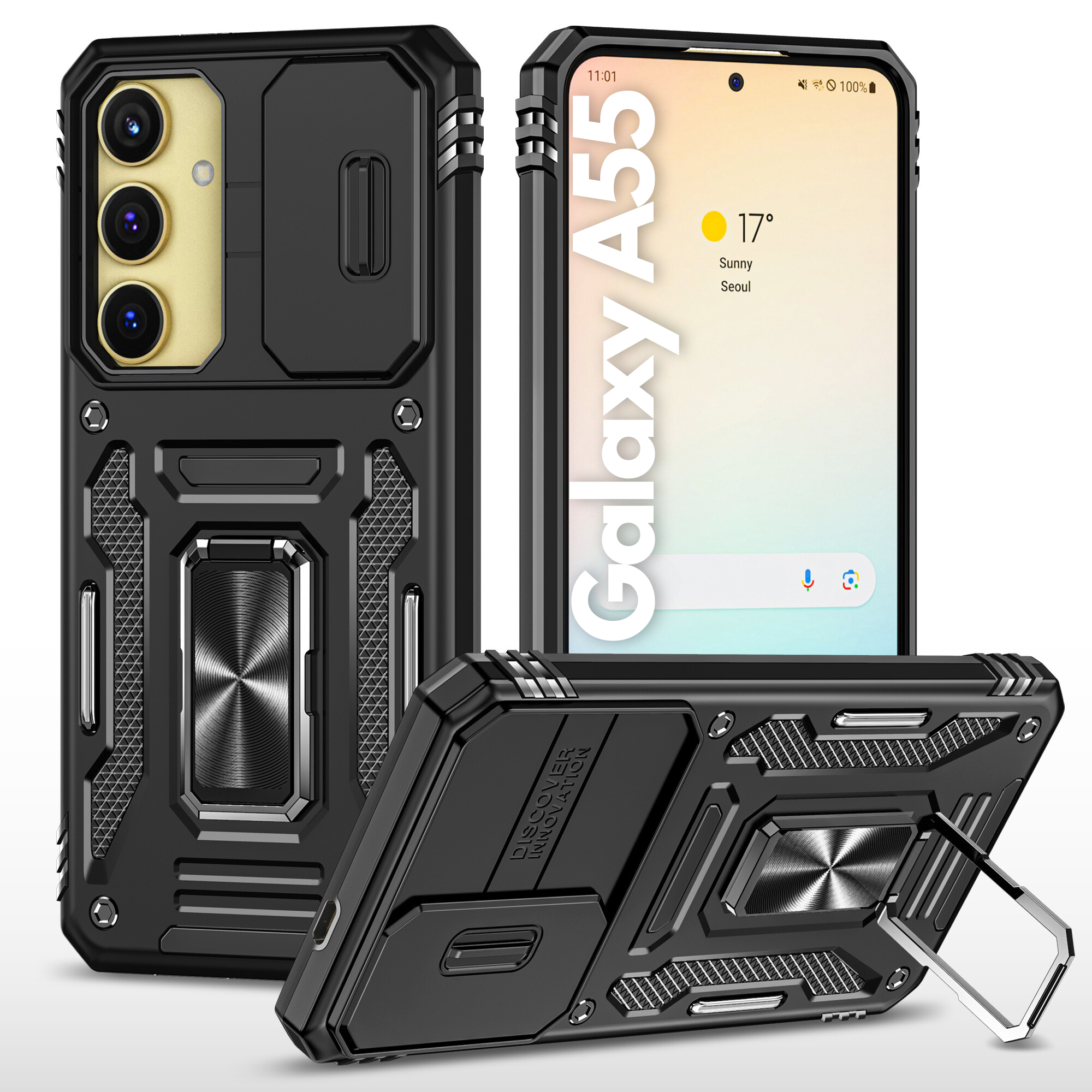 Galaxy A55 Kejiang Camshield Cover Shockproof Case