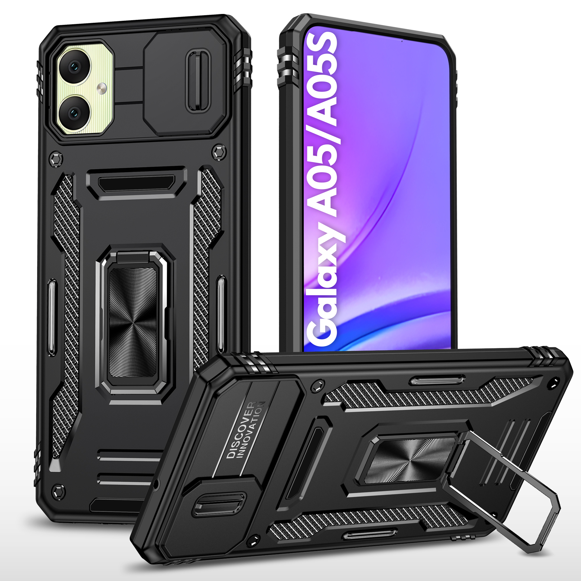 Kejiang Camshield Cover for Samsung Galaxy A05/A05 Shockproof Case