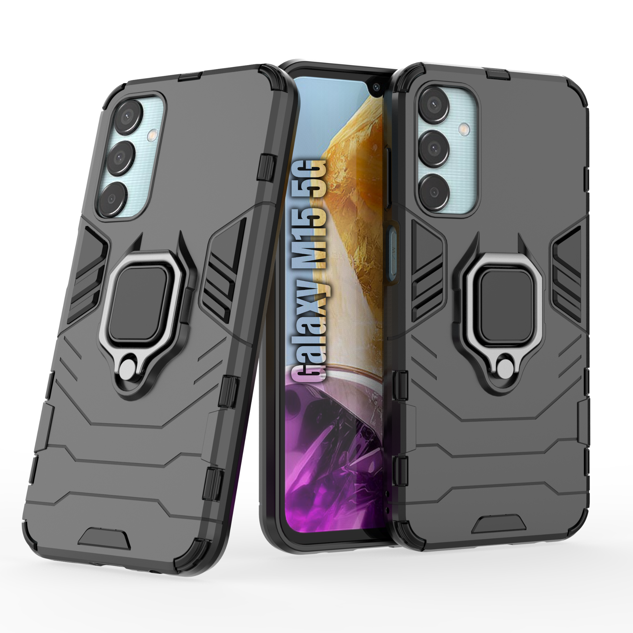 Samsung Galaxy M15 5G Black Panther Case Shockproof Cover