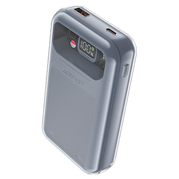 ACEFAST Power Bank M2 20 000mAh with 30W Fast Charging & Type C Output - Mica Gray
