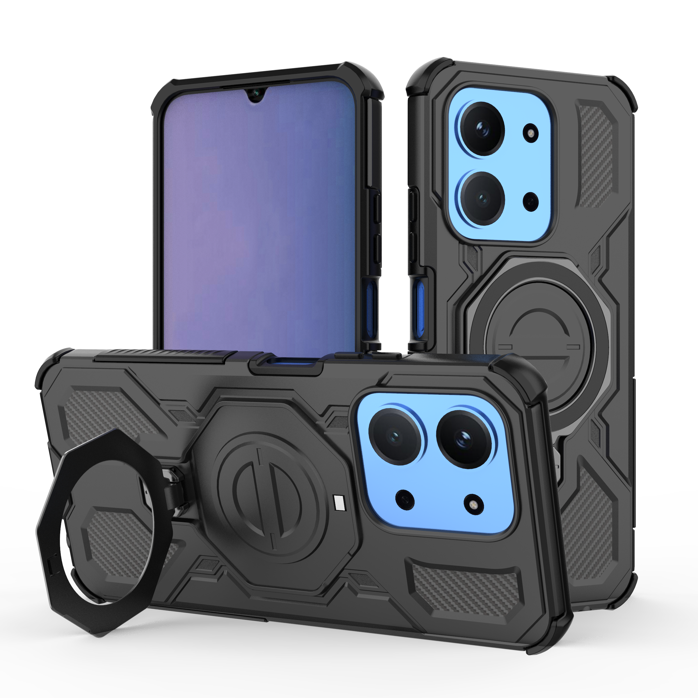CellTime Case for Redmi 15C Titan Stand Shockproof Cover