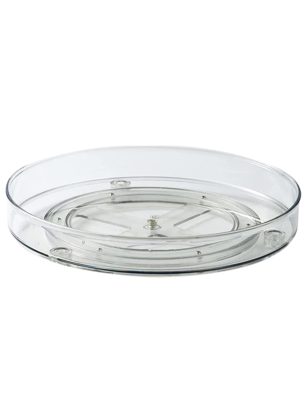 Clear Acrylic Lazy Susan Round Turntable Organiser Storage