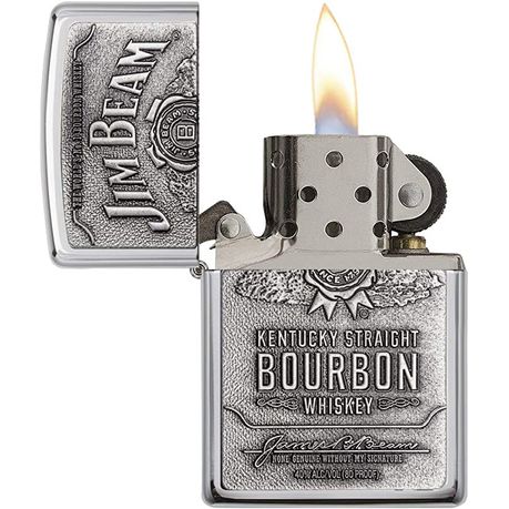 Zippo - Jim Beam Pewter