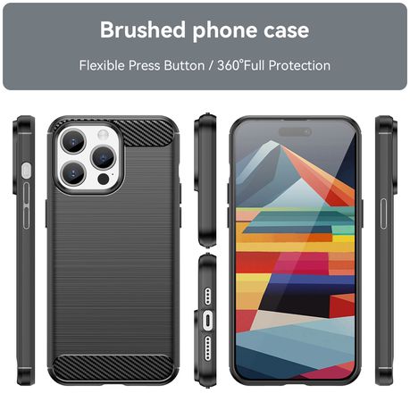iPhone 15 Pro Max Carbon Fiber Design Cover