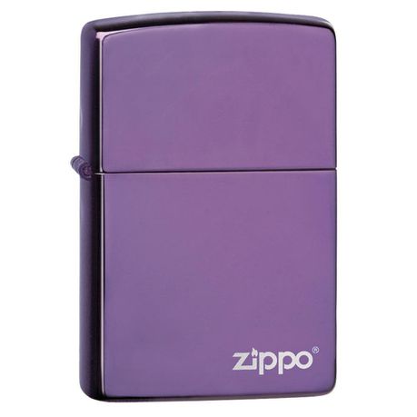 Zippo - Classic High Polish Purple Zippo Logo