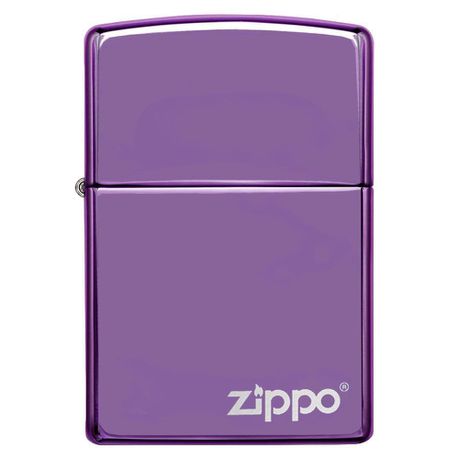 Zippo - Classic High Polish Purple Zippo Logo