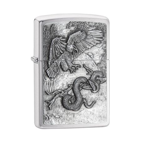 Zippo Lighter - Eagle vs Snake