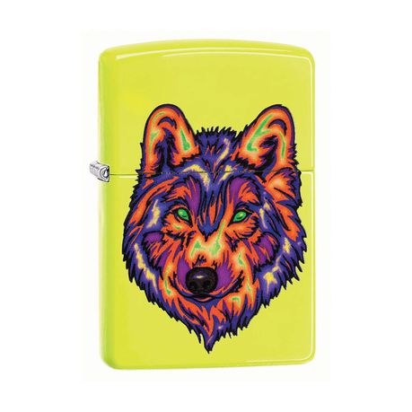 Zippo Lighter - 28887 Wolf Design